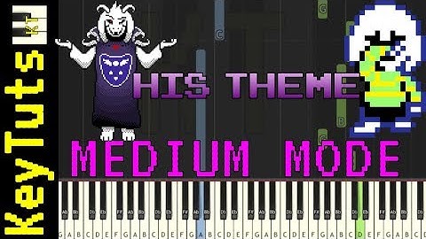 Learn to Play His Theme from Undertale - Medium Mode