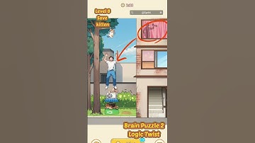 Brain puzzle 2: Logic twist: LEVEL 8: Save kitty how to solve #logictwist #brainpuzzle2