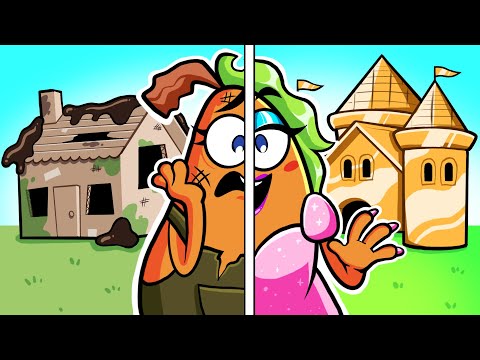 รวย vs จน เจ้าหญิง 💎🏠 | การเปลี่ยนแปลงบ้านสุดอลังการ