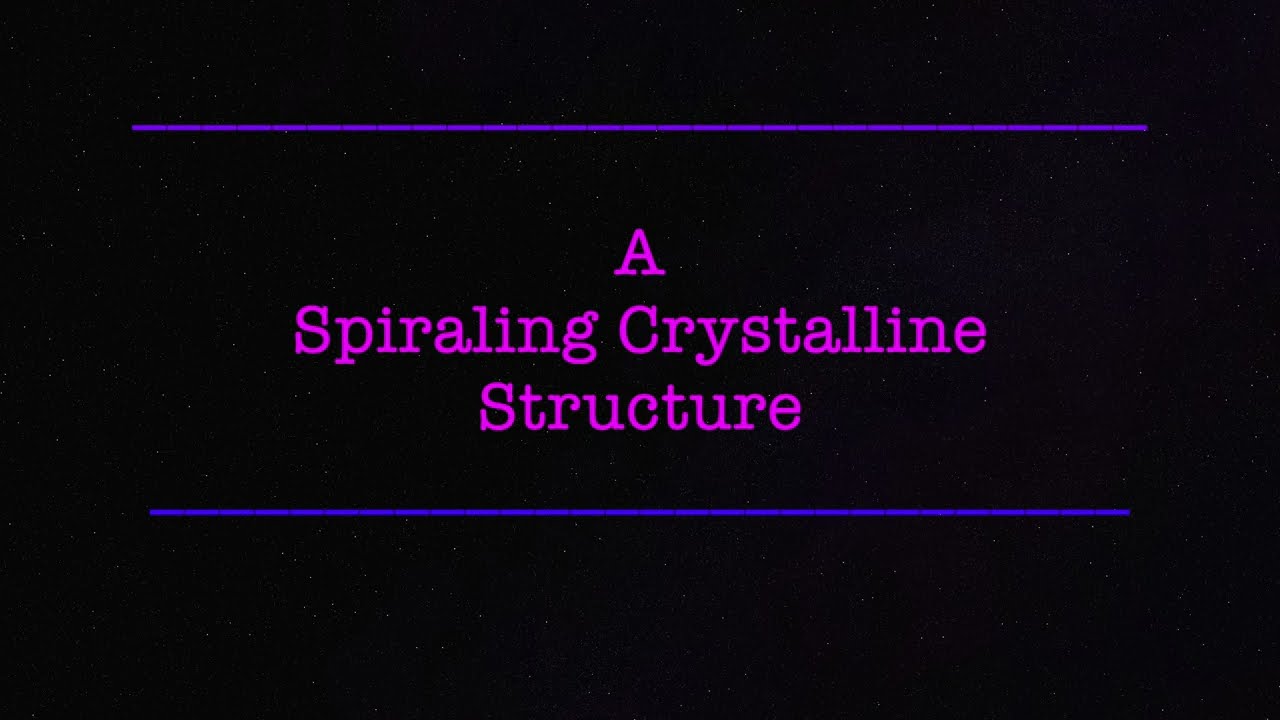 A Spiraling Crystalline Structure
