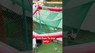 HAI Dum To mar jump 😁 Without cord 140feet Life time experience 😀 #adventure #trending #rishikesh