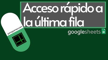 Cómo acceder rápidamente a la última fila de una hoja con un enlace