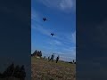 あぜ道を散歩してると、F2戦闘機が低空を急旋回してきてびっくり #Shorts