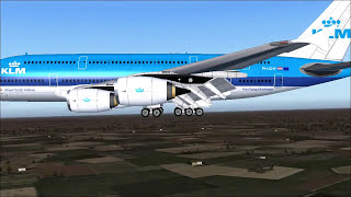 FS2004 - Landing an A380 in Genk