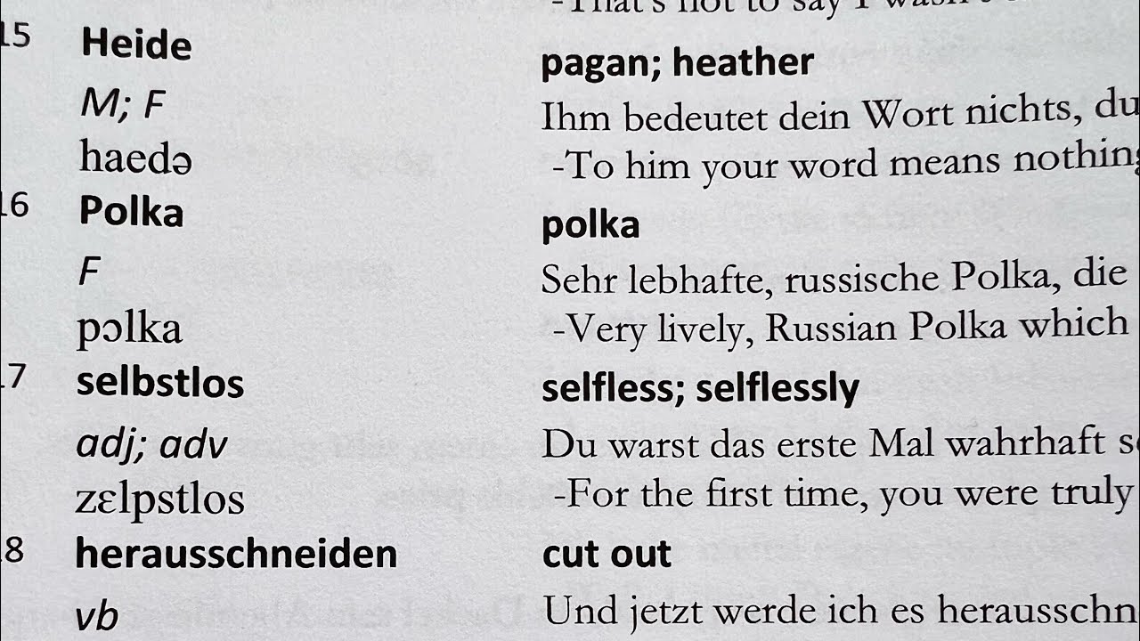 32 Commonly Used German Words | Master Vocabulary I #64 - YouTube