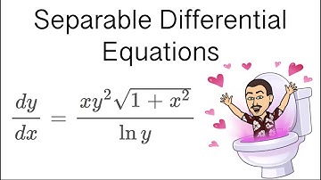 Separable Differential Equations - Full Example Explained