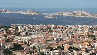 Marseille View From Notre Dame De La Garde