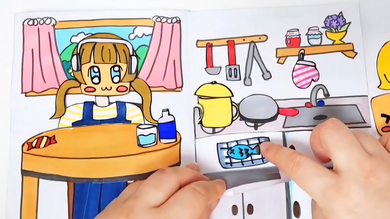 🏡paperdiy🏡 Welcome to My Roblox House | Dollhouse ASMR | 종이놀이