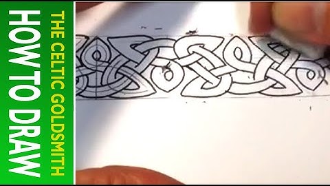 How To Draw Celtic Patterns 80 - Triskele variant 2, Aberlemno II, Celtic Cross part 4 of 5