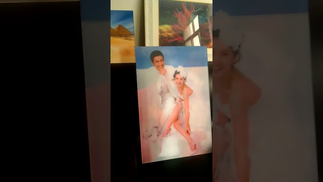 large format lenticular flip image 60cm*80cm