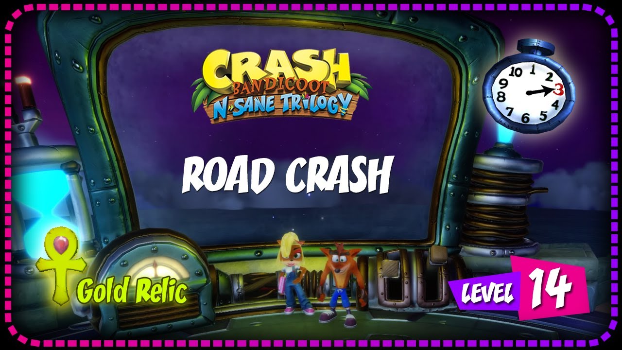 Crash Bandicoot 3 WARPED N. Sane Trilogy Time Trial LVL 14 Road