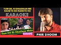 Tum dil ki dhadkan me  dhadkan movie  original crystal clear karaoke with scrolling lyrics