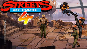 Streets of Rage 4 SoR3 Mr. X & Shiva VS SoR2 Mr. X & Shiva