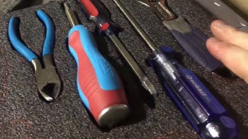 Cutting Kaizen Foam for Tool Organization