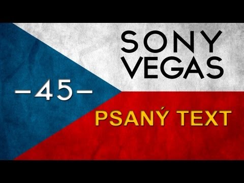 CZTUTORIÁL – Sony Vegas – Typewriter efekt