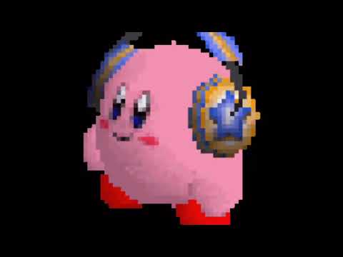 Kirby dancing with headphones to “you can be a star” - YouTube