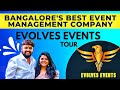 Evolves events  bangalores best event management company  tour sharath event management