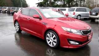 2012 Kia Optima SX, spicy red - Stock# 6065822 - Walk around