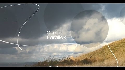 Circles Parallax - After Effects Template