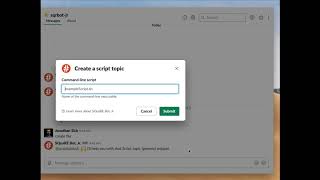 Documenting ad hoc scripts with sqrbot templates