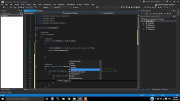 Bubble Sort C#