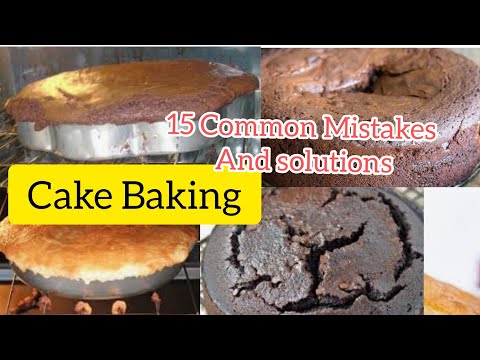 केक और ब्रेड पकाना 20 सामान्य गलतियाँ और समाधान