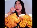 Eating The BEST Fried Chicken in Singapore! Arnolds Chicken #mukbang #asmr #friedchicken #singapore