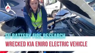 Emergency response to the KIA eNIRO electric vehicle