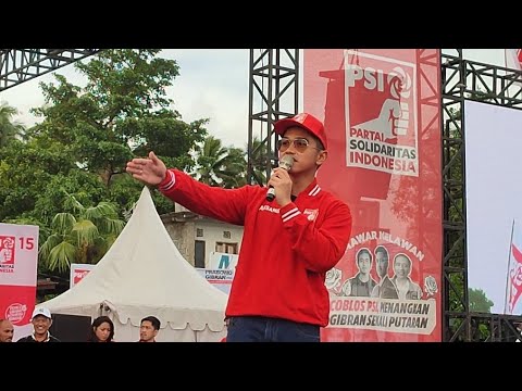 Ketum PSI Kaesang Pangarep Ajak Masyarakat Sulut Pilih Prabowo - Gibran di Pemilu 2024