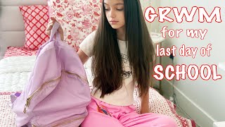 GRWM for my last day of SCHOOL! Morning Routine | Emily and Evelyn