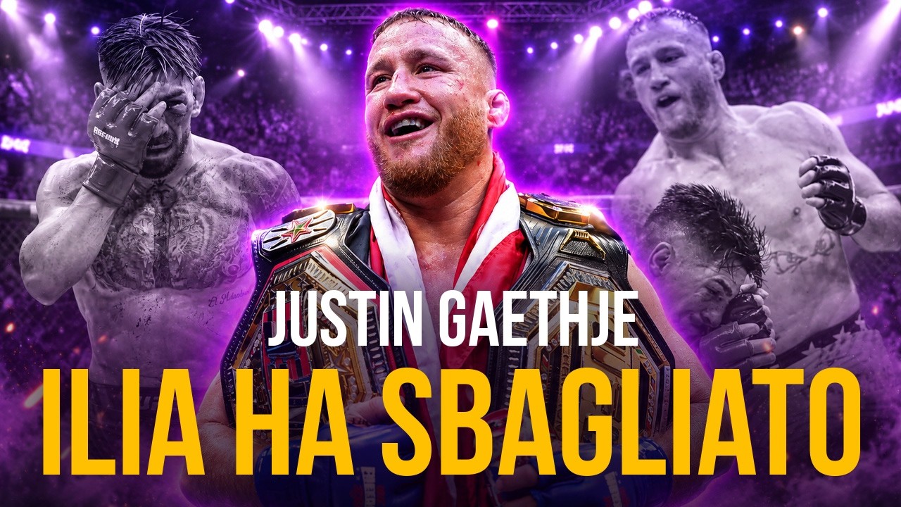 JUSTIN GAETHJE: la verità sul match con ILIA TOPURIA