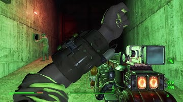 (Fallout 4) Nick gets knocked out, in Vim Pop Factory.