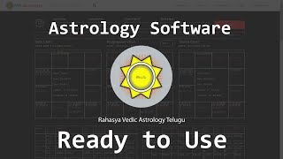 Astrology Software | RVA Software | Westren, Vedic, KP Astrology Software | RVA Telugu screenshot 5