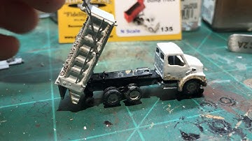 N Scale Hi Rail Dump