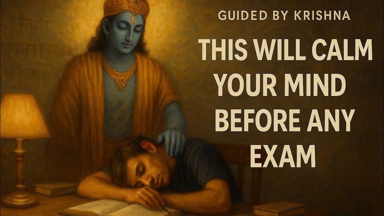 Krishna's words every student must hear before their next exam