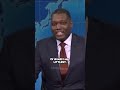 Michael Che Reads Kendrick Lamar Joke From Colin Jost 😳🤣📍  | SNL Weekend Update #funny #shorts