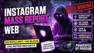 Instagram Mass Reporting Web Banning an Instagram Account | How To Use Mass Report Web #ziddi_shop