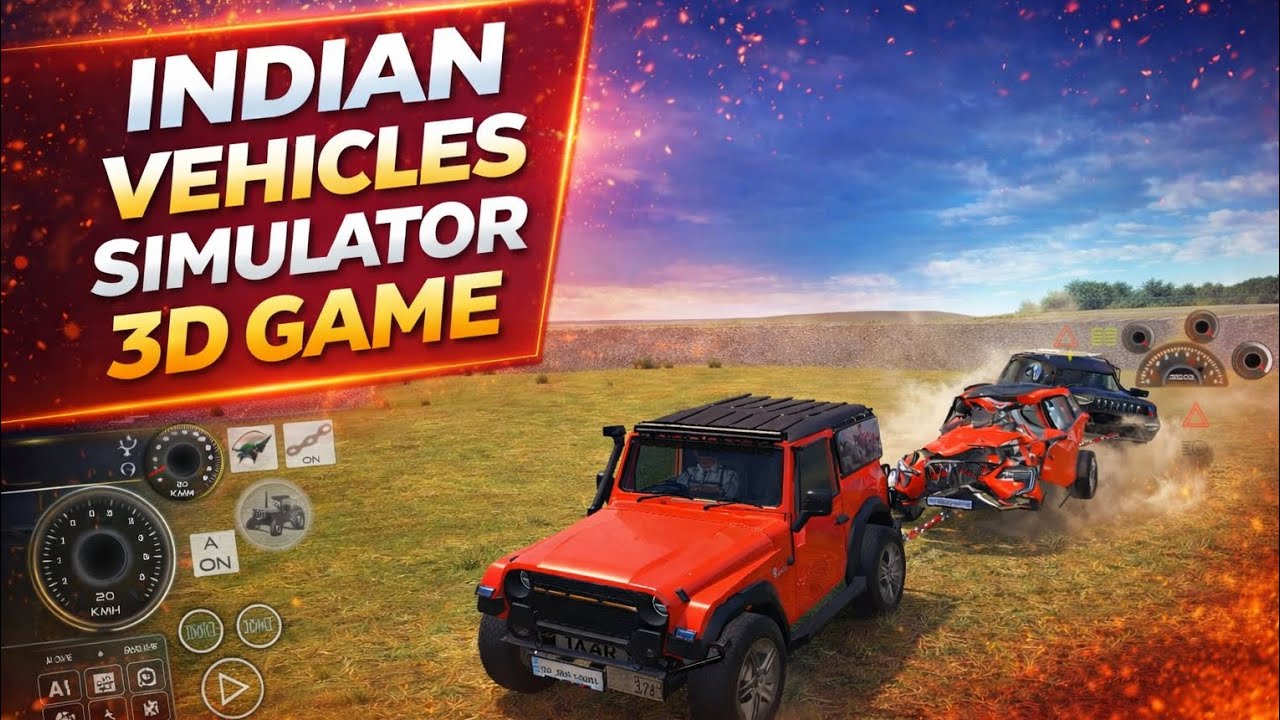 Indian Vehicles Simulator 3D 😱 Bhayanak Accident & Realistic Damage Gameplay | Full Gameplay Hindi