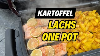 Kartoffel-Lachs One-Pot im OptiGrill