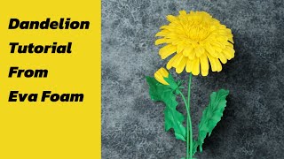 Giant Dandelion Tutorial From Eva Foam #diy #handmade #tutorial #giantflowers #xldecorations