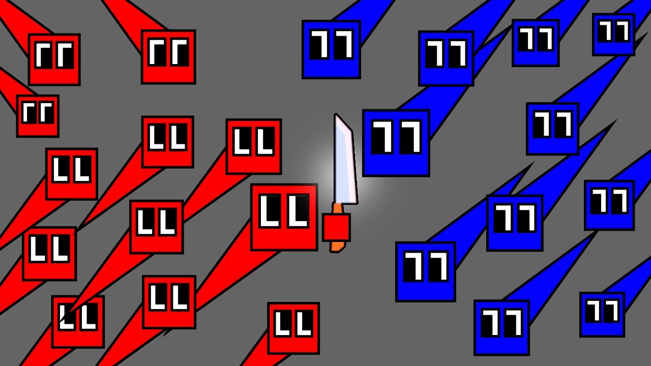 Red vs Blue: The Ultimate Cube War