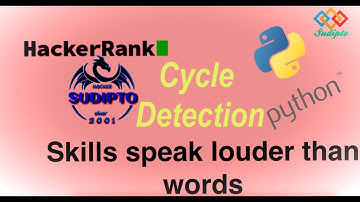 hackerrank CYCLE DETECTION Linked List using python3