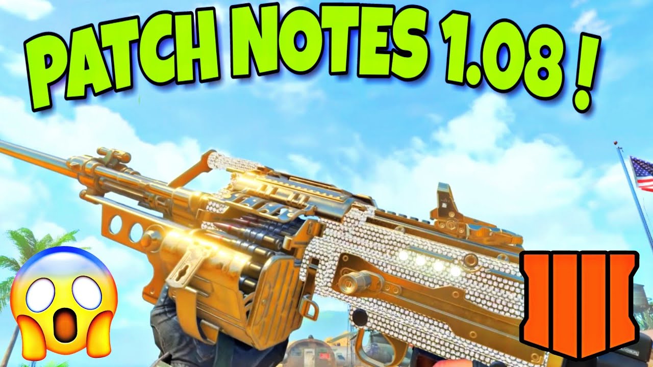 *NEW* COD BO4 1.08 UPDATE PATCH NOTES! STIM SHOT BUFF, SPAWN FIXES & MORE! (1.08 UPDATE COD BO4)