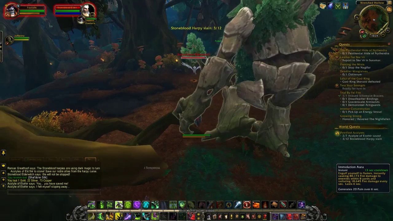 World of Warcraft Petrified Acolytes Val'sharah Legion World Quest Guide