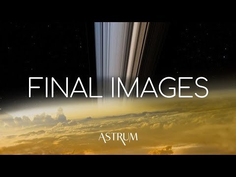 What were the final images NASA's Cassini ever took?