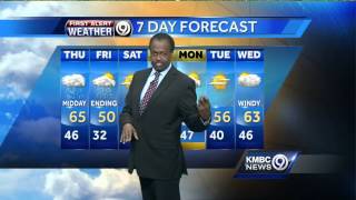 Showers tonight, severe storms possible on Thurs.