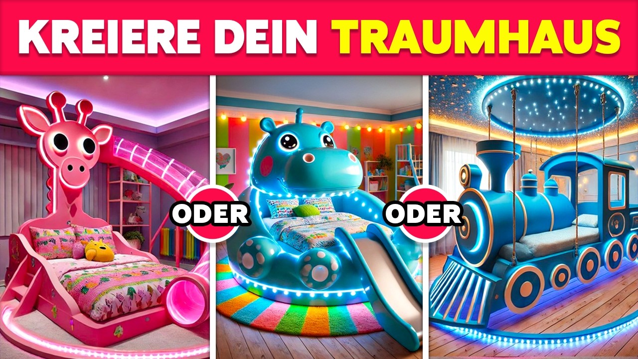 WÜRDEST DU LIEBER...? 100 FRAGEN, um dein TRAUMHAUS zu ERSCHAFFEN 🏠🎨💞