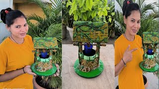 Diy Well making idea at home | Well craft project | Cardboard craft ideas | Beautiful crafts planet🌍