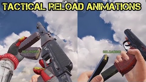 Tactical Reload animations for 19 weapons in COD Mobile | Call of Duty Mobile
