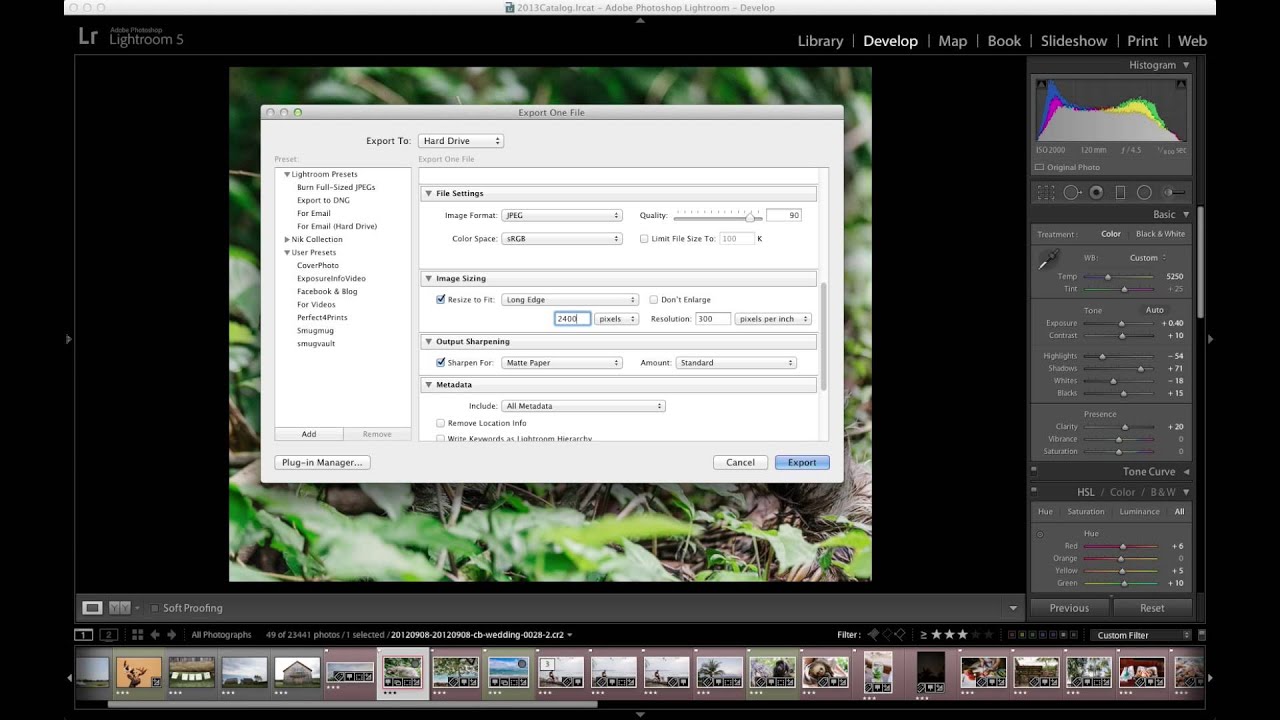 Lightroom Tip Simple Export Settings For Print And Facebook YouTube Lightroom Tip Simple Export Settings For Print And Facebook YouTube